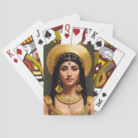 Jeu De Cartes Cleopatra Egyptian Queen Pharaoh Art (dos)
