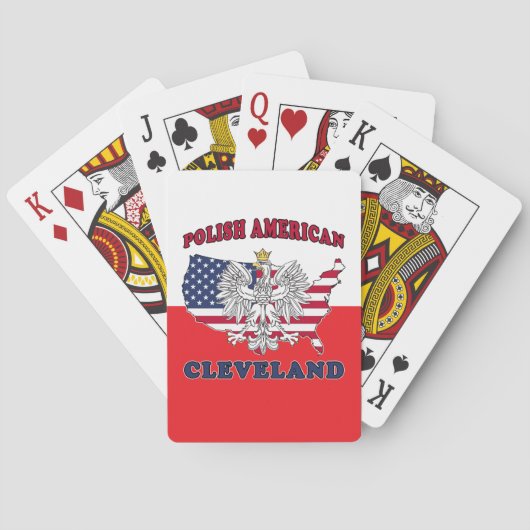Jeu De Cartes Cleveland Ohio Polonais (dos)