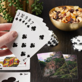 Jeu De Cartes Cliff, avec arbres (In Situ)