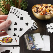 Jeu De Cartes Clôture du rail du modèle (In Situ)