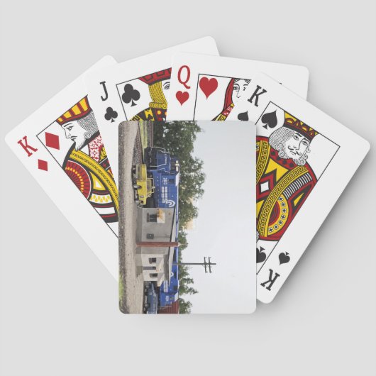 Jeu De Cartes Clôture du rail du modèle (dos)