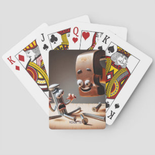 Jeu De Cartes Clou de Pleurage mignon Imaginaire