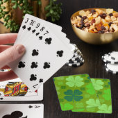 Jeu De Cartes Clovers verts, Lucky Clovers, Saint Patrick's Day (In Situ)