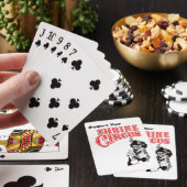 Jeu De Cartes Clown de cirque de tombeau (In Situ)