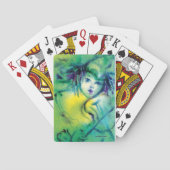 JEU DE CARTES CLOWN EN VERT (dos)