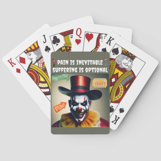 Jeu De Cartes Clown Happy (dos)