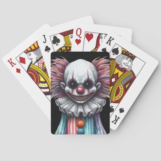 Jeu De Cartes Clown Psychopathe (dos)