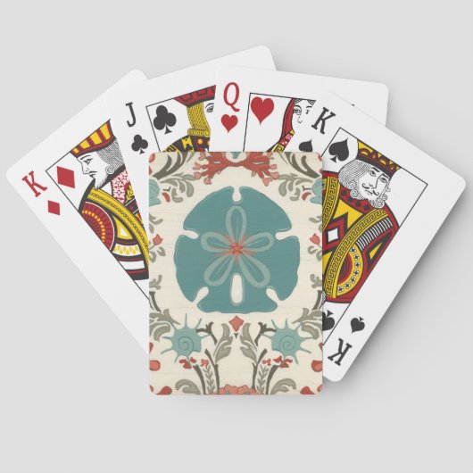 Jeu De Cartes Coastal Damask II (dos)