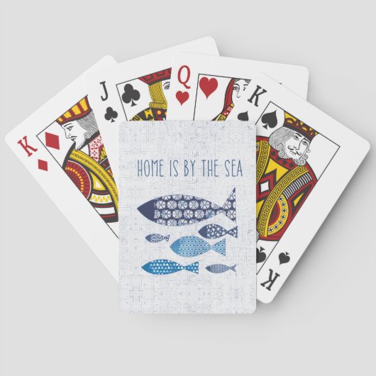 Jeu De Cartes Coastal | Home is By the Sea (dos)
