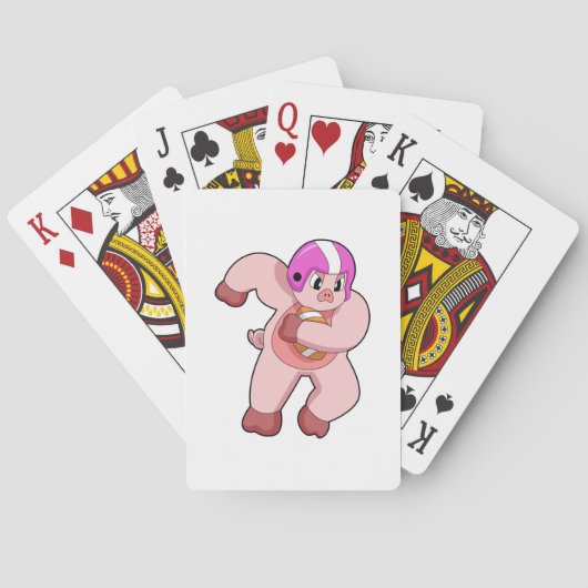 Jeu De Cartes Cochon de football (dos)
