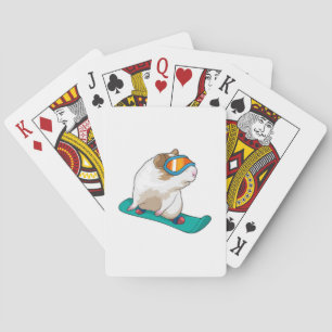Jeu De Cartes Cochon de Guinée Snowboard Snowboard