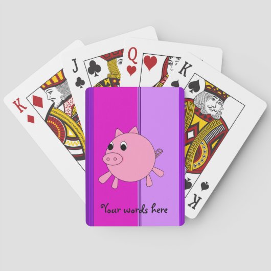 Jeu De Cartes Cochon mignon (dos)