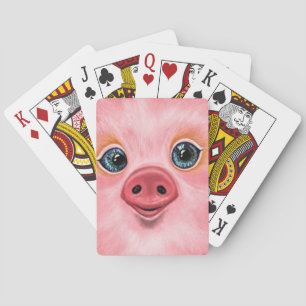 Jeu De Cartes Cochon rose Jouer aux cartes Cadeau - Smile