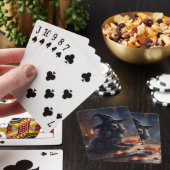 Jeu De Cartes Cocker Spaniel Citrouilles Halloween effrayant (In Situ)