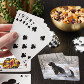 Jeu De Cartes Cocker Spaniel Laisser Neige Noël (In Situ)