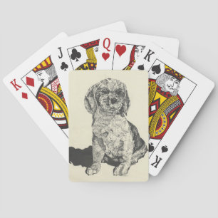 Jeu De Cartes Cocker Spaniel Poker Jouer aux cartes
