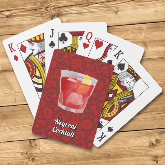 Jeu De Cartes Cocktail Negroni