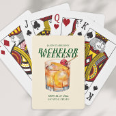 Jeu De Cartes Cocktail Old Fashioned Week-end de célibataire
