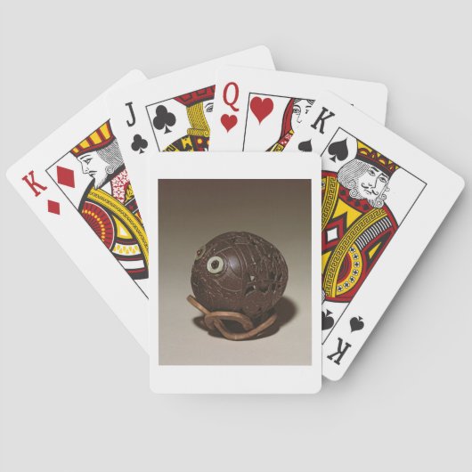 Jeu De Cartes Coconut sted sculinto a face, c.1895 (dos)