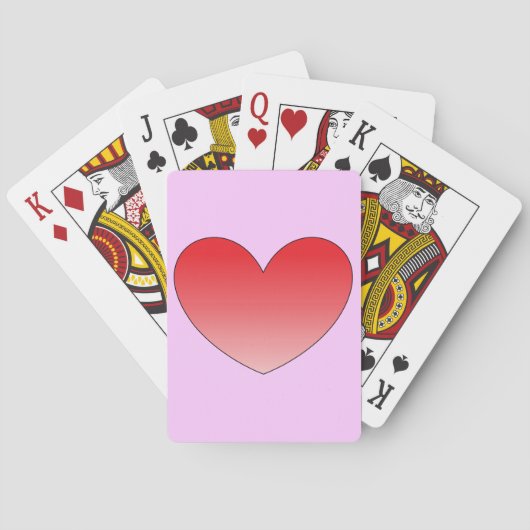 Jeu De Cartes Coeur 4 (dos)