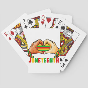 Jeu De Cartes Cœur de Juneteenth