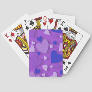 Jeu De Cartes Coeur de papier décoratif 9