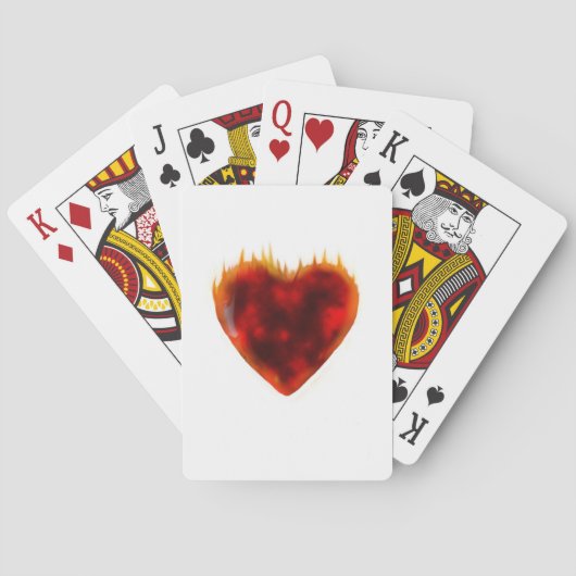 Jeu De Cartes Coeur flamboyant (dos)