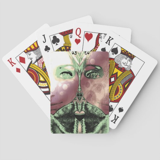 Jeu De Cartes Coeur Gemini (dos)