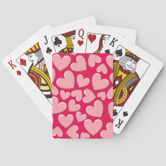 Jeu De Cartes Cœur gonflé (dos)
