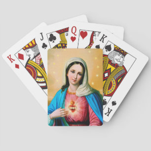 Jeu De Cartes Coeur immaculé de Marie