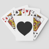 Jeu De Cartes Coeur noir (dos)