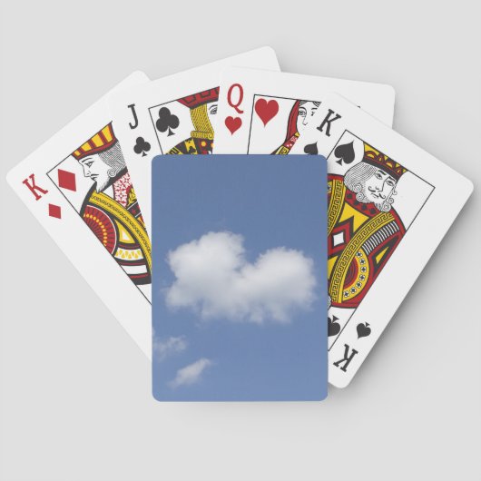 Jeu De Cartes Coeur nuageux (dos)