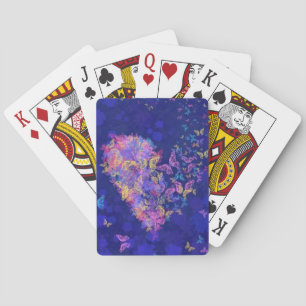 Jeu De Cartes Coeur papillon - Amour -