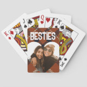 Jeu De Cartes Coeur photo Retro Plaid Besties (dos)