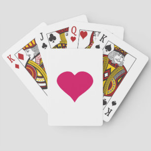 Jeu De Cartes Coeur rouge