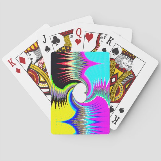 Jeu De Cartes Coeur spiral (dos)