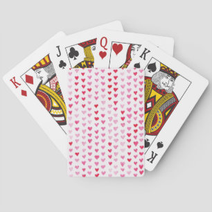 Jeu De Cartes Coeurs d'aquarelle