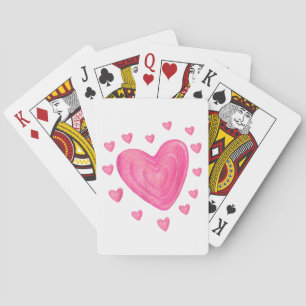 Jeu De Cartes Coeurs T Chemise Enfants École Valentines Jour Fil