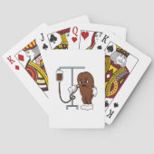 Jeu De Cartes Coffee bean with Coffee pot (dos)