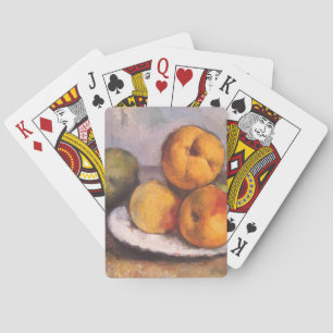 Jeu De Cartes coing, pommes, poires de Paul Cezanne