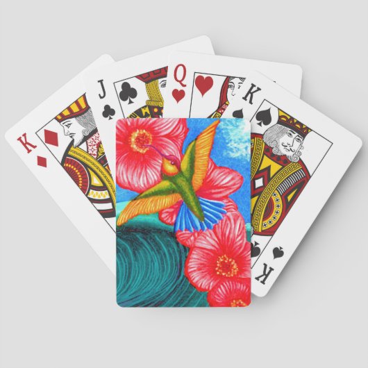 Jeu De Cartes Colibri Océan  (dos)