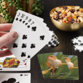 Jeu De Cartes Colibri roux mignon perché sur une fleur (In Situ)