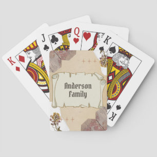 Jeu De Cartes Collage de chasse au trésor, nom de famille