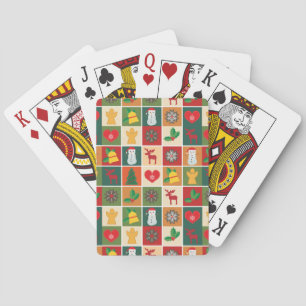 Jeu De Cartes Collage de Noël coloré