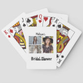 Jeu De Cartes Collage Photo de Mariage sur mesure 3 (dos)