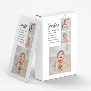 Jeu De Cartes Collage Photo & Meilleure grand-mère Jamais Meille