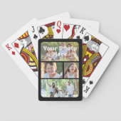 Jeu De Cartes Collage photo personnalisé 4 (dos)