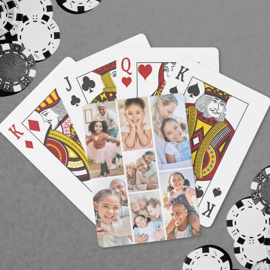 Jeu De Cartes Collage photo Simple et élégant