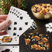 Jeu De Cartes Collection de Roses d'or Boho de luxe moderne (In Situ)