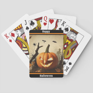 Jeu De Cartes Collection Halloween Citrouille éffrayant